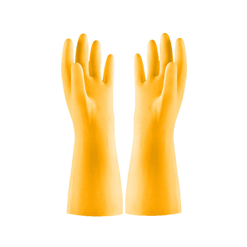 Thickened Rubber Band Dishwashing Gloves Household photo 2