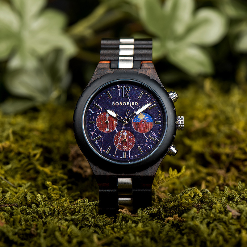 Wooden Watch Fashionable And Distinctive Mens Style photo 1