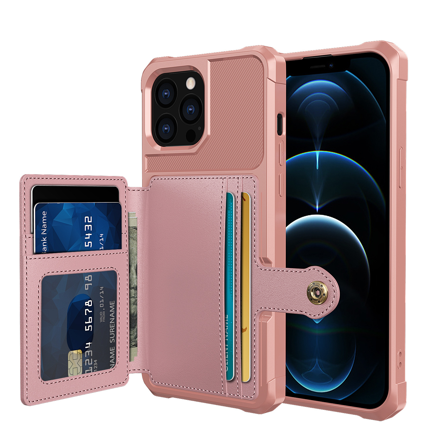Minimalist Solid Color Plastic Car Magnetic Phone Case photo 6