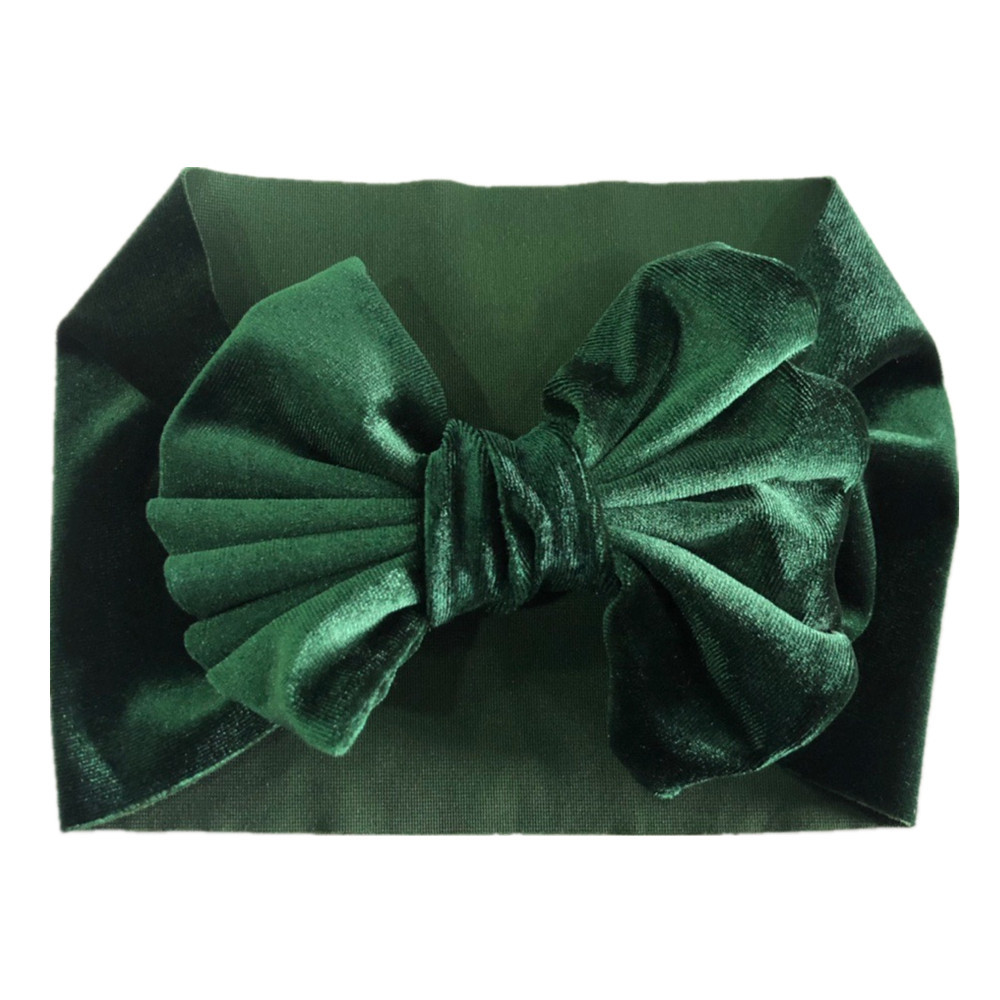 Childrens Multi-color Festive Velvet Headband With Stretchy Hair Accessory photo 7