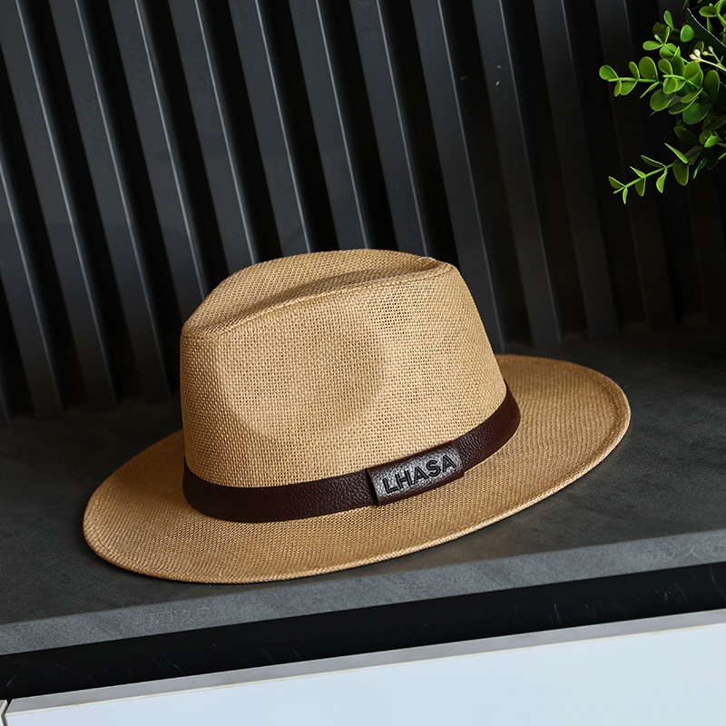 British-style Straw Sun Hat For Men Perfect For The Beach photo 7