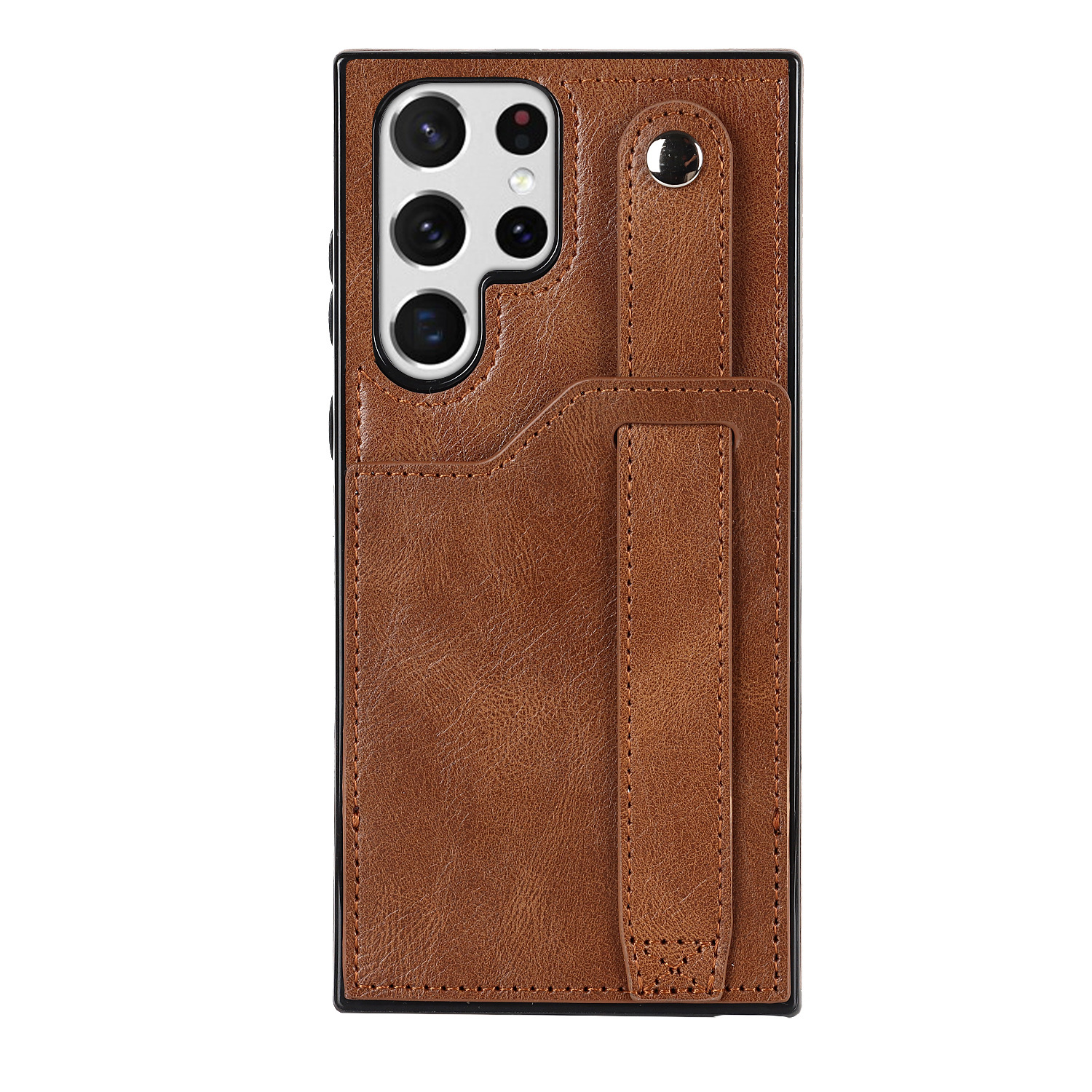 Applicable Wrist Strap Mobile Phone Skin Protective Leather Case photo 3