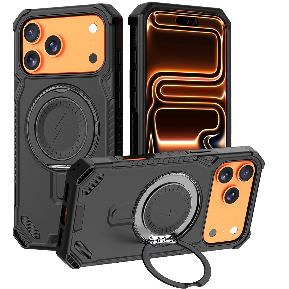 Magnetic Bracket Ring-clasp Phone Case photo 2
