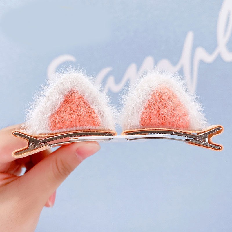 Cute Cat-ear Bow Hair Clip photo 8
