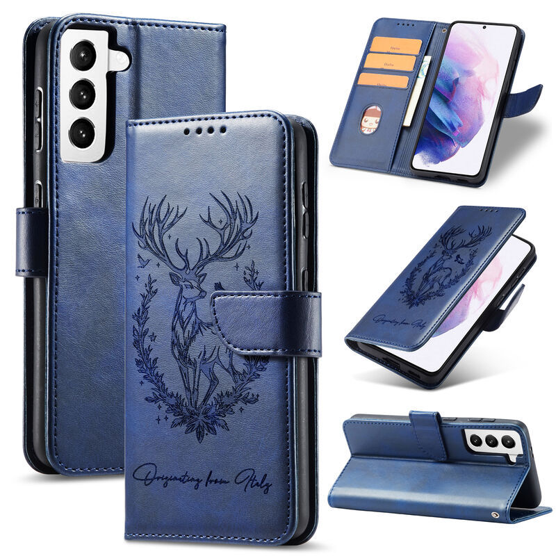 Deer-print Leather Case Phone Protector photo 5