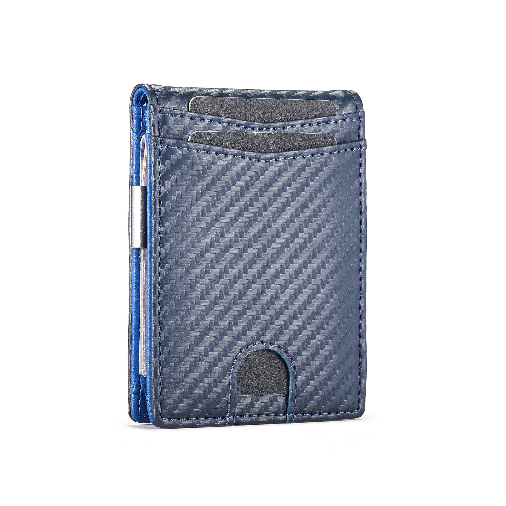 Card Holder For Men Automatic Pop-up Card RFID-blocking Aluminum Card Case photo 6