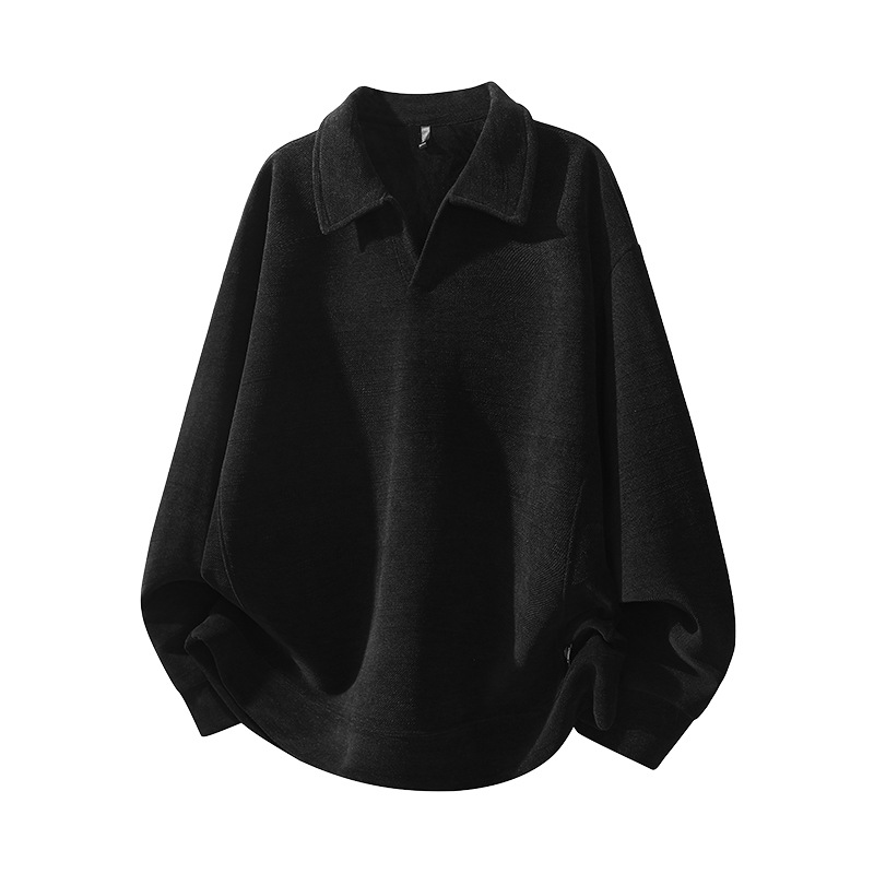 Mens Casual Long-Sleeve Lapel Top For Autumn And Winter photo 7