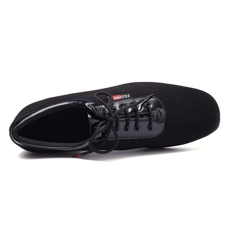 Wupamo Mens Modern Dance Shoes For Waltz, Tango, And Ballroom Dancing Indoor Soft-soled Shoes In Larger Sizes photo 3