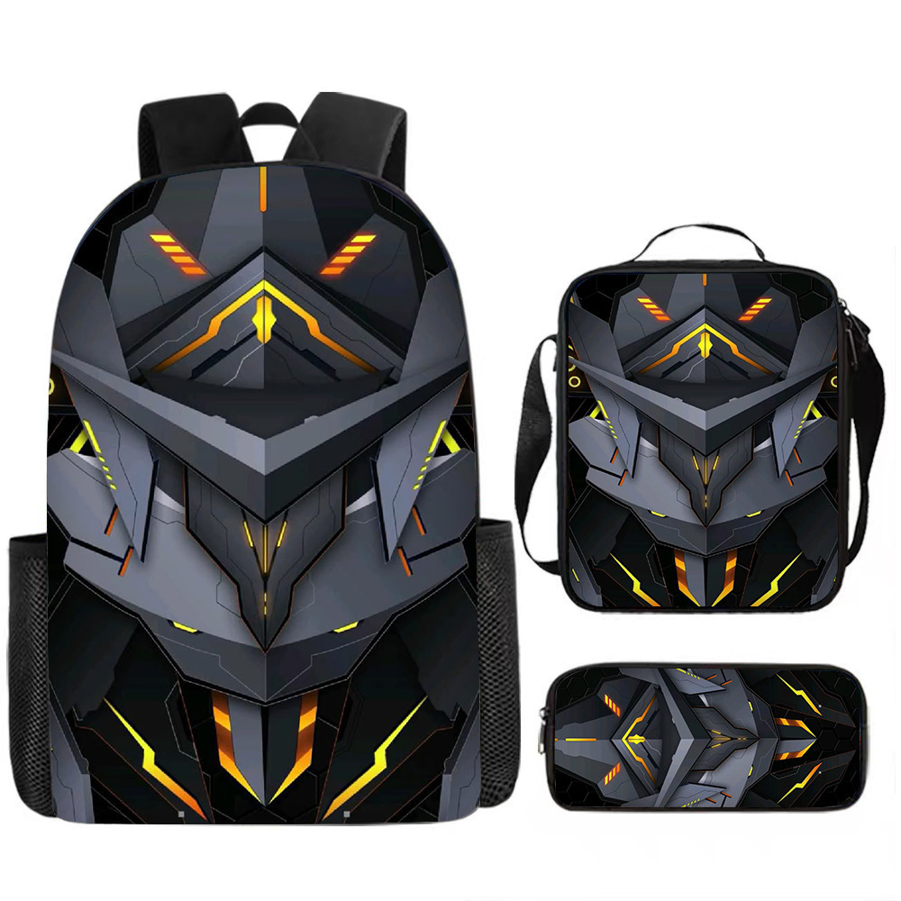 Mechanical-style Backpack With Large-capacity Storage And Dual Shoulder Straps photo 8