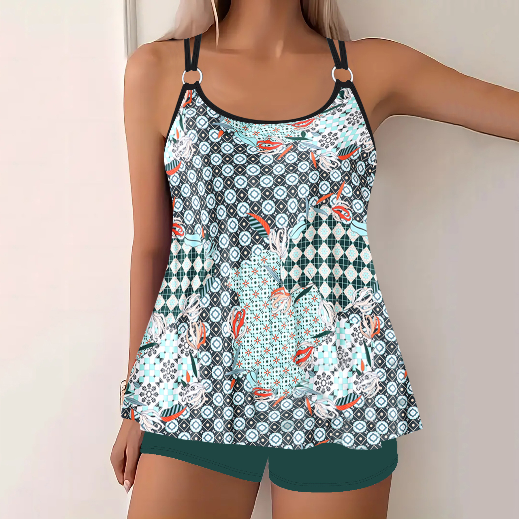 Sexy Printed Two-Piece Bikini Set For Women photo 3