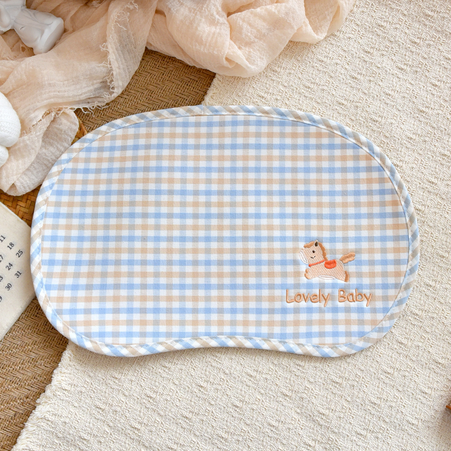Infant And Toddler Summer Sweat-absorbing, Breathable Pillow Pillow Pad photo 3