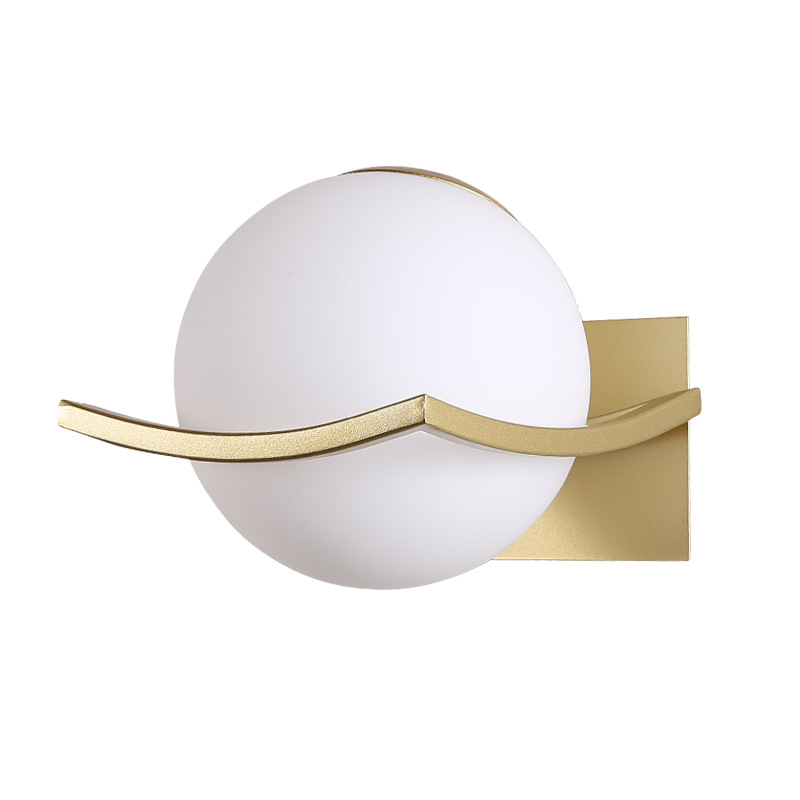 Modern Minimalist LED Wall Lamp Bedroom Bedside Lamp photo 3