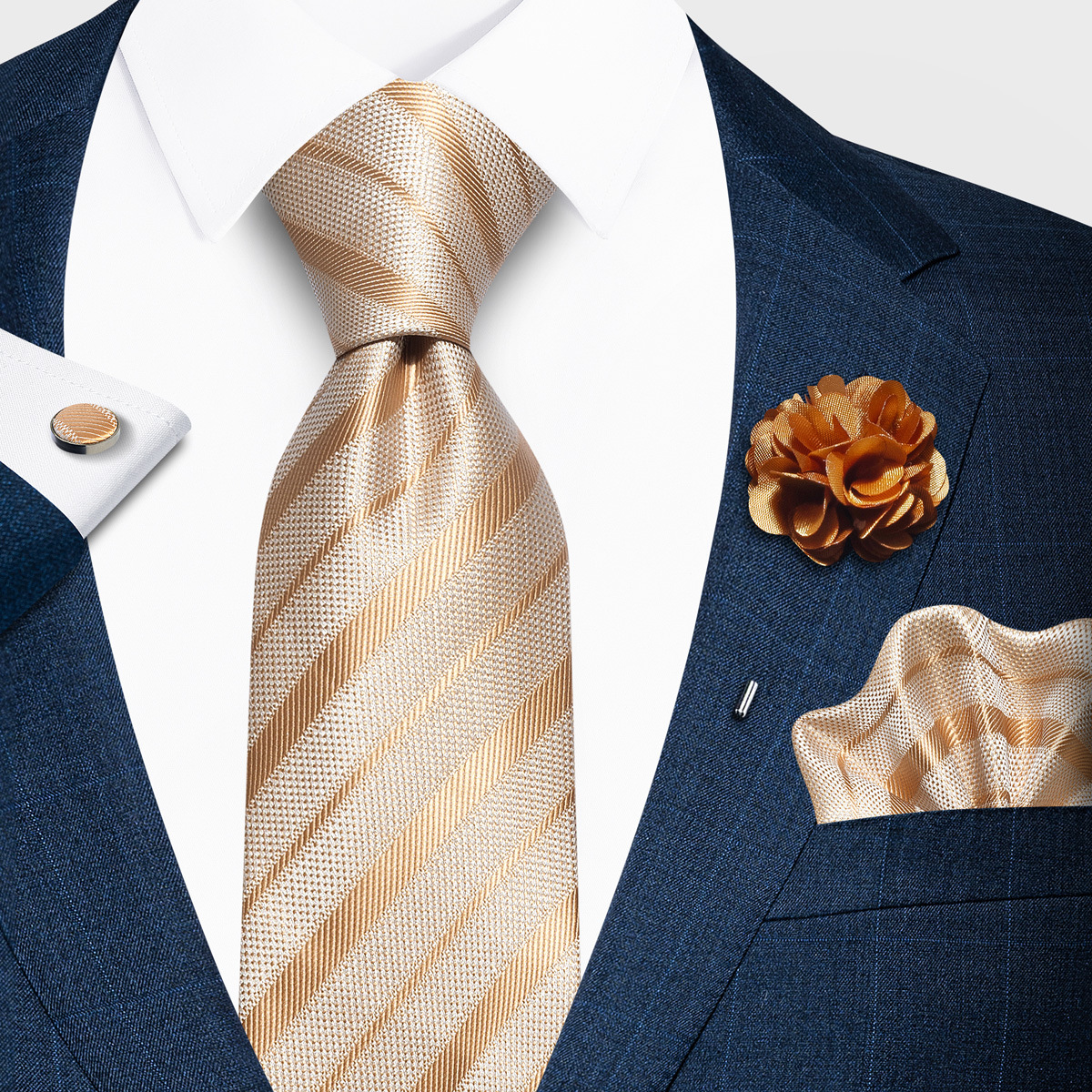 Tencel Jacquard Business Formal Necktie photo 5