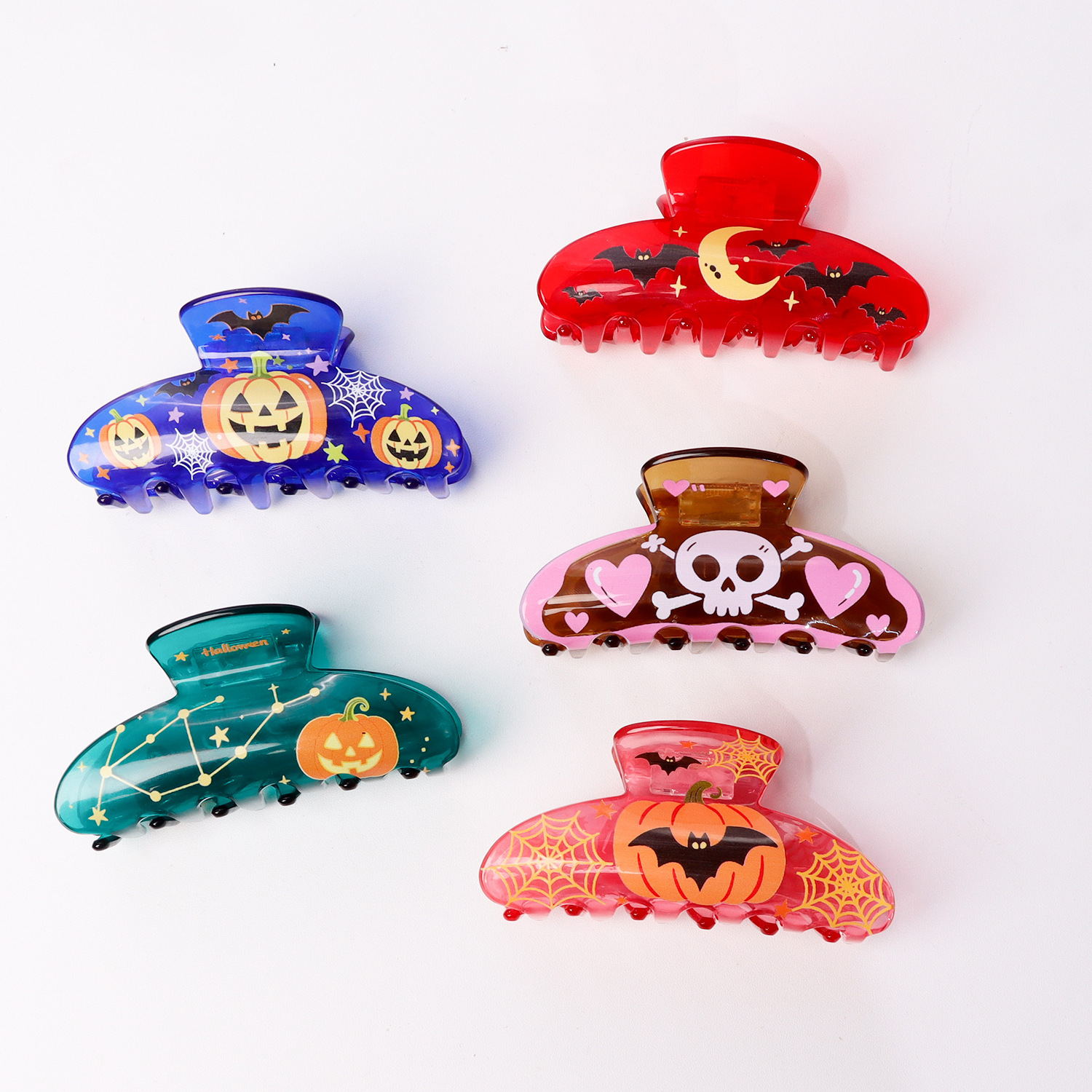 New-style Halloween Transparent Shark Clip For Womens Hair photo 2