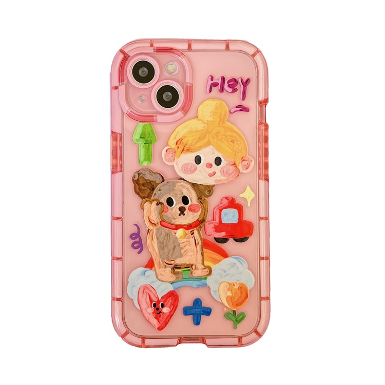 Cute Oil Painting Dog Phone Case photo 2