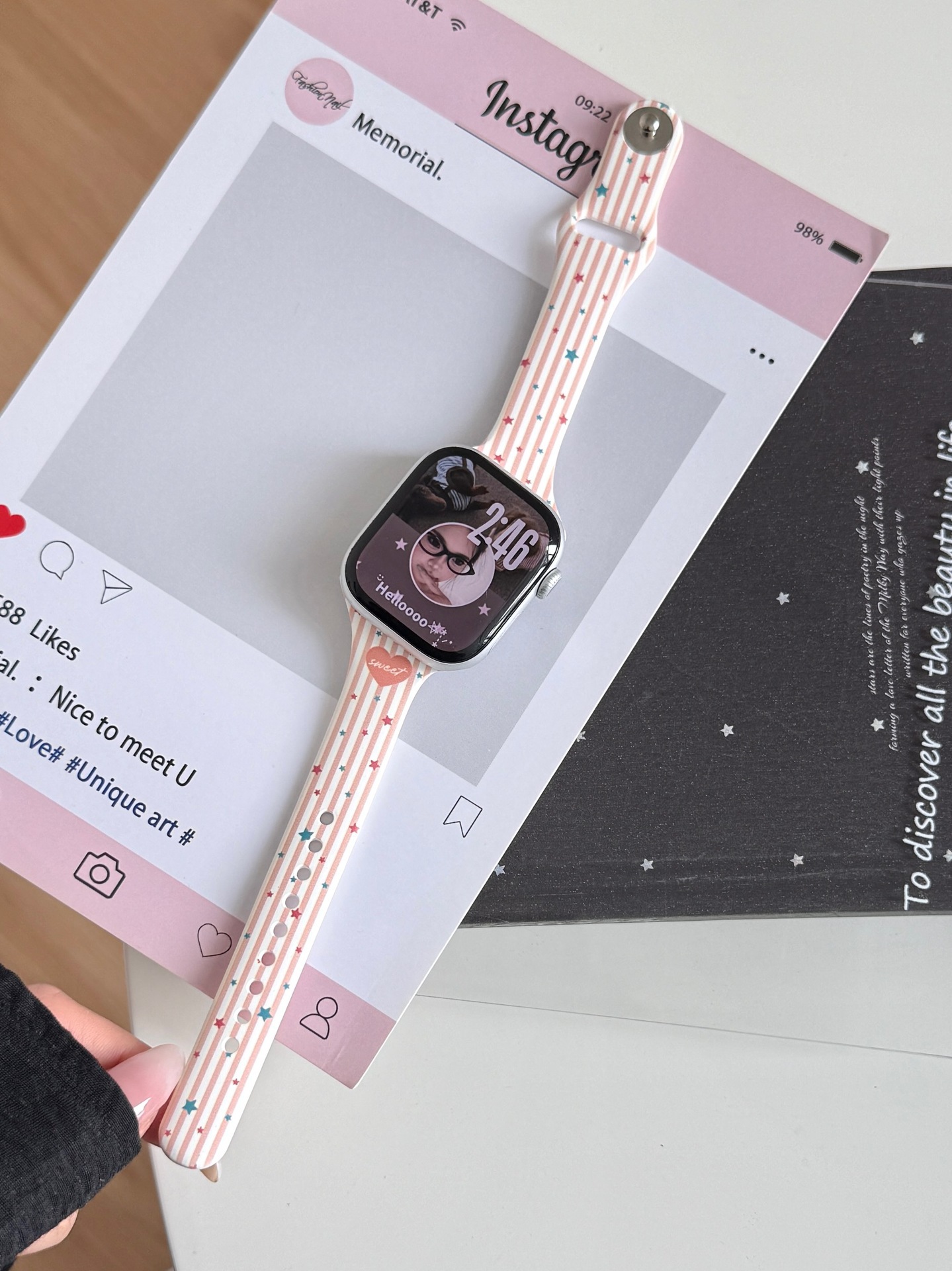 Star Striped Bias Cut Strap photo 4