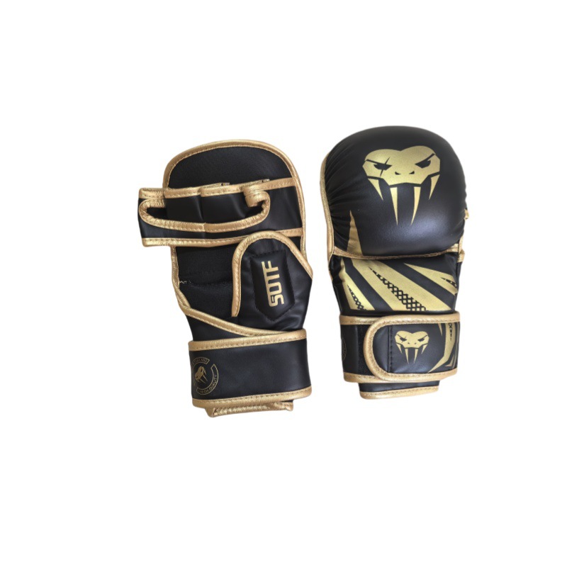 Men's Boxing Half-finger Sanda Gloves photo 4