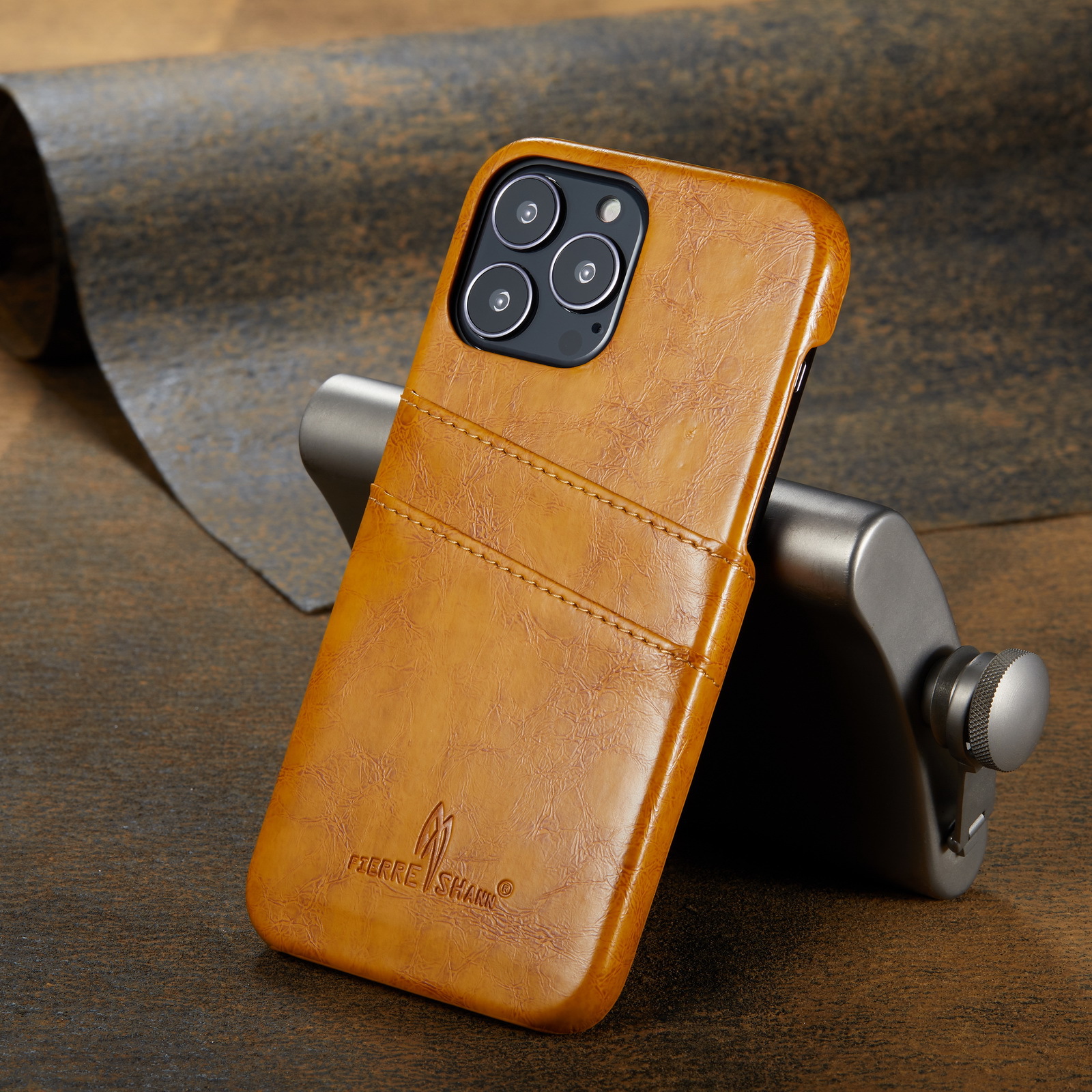 Suitable For Phone Cases Oil-wax Textured With Card Slot And Back Cover Protective Case photo 8