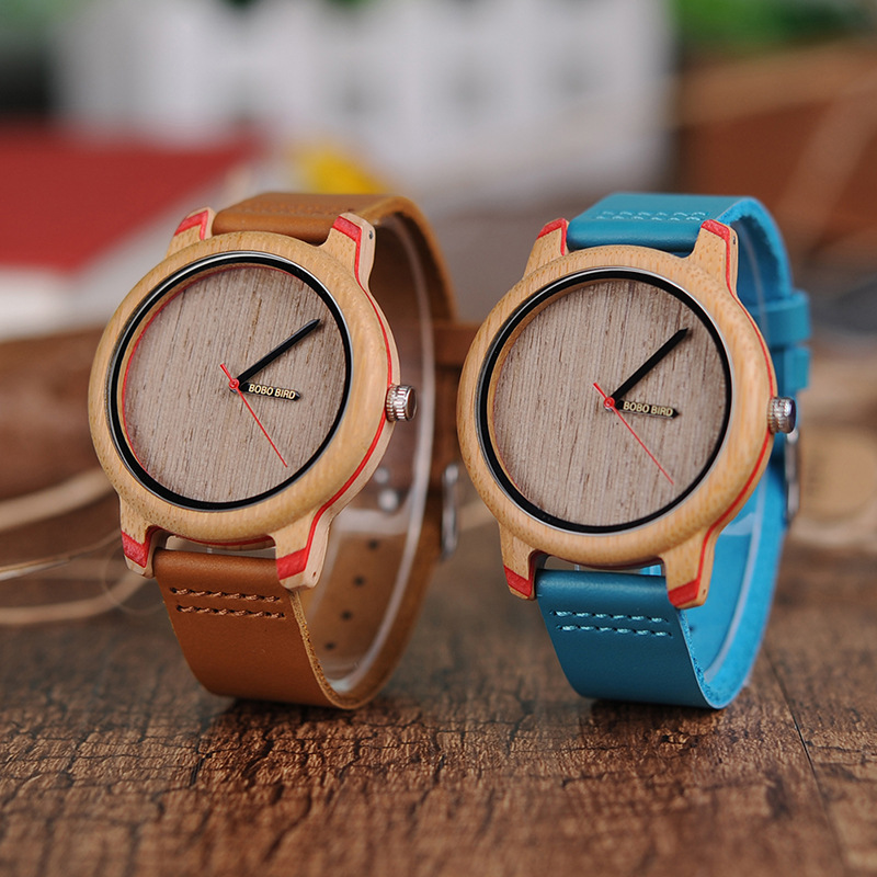 Wooden Watch Simple And Casual Quartz Movement photo 1