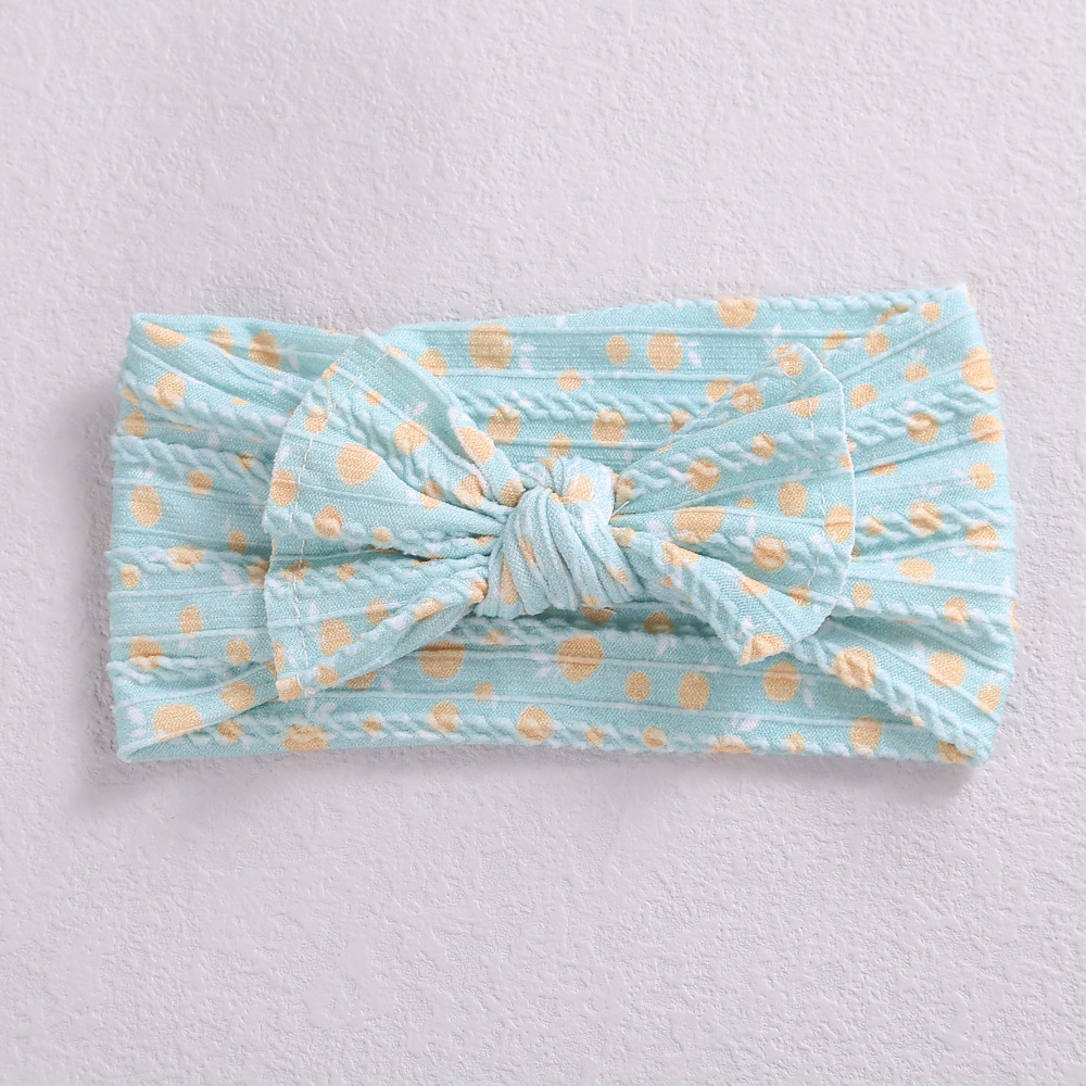 Wide-brimmed Jacquard Nylon New-style Childrens Headband photo 5