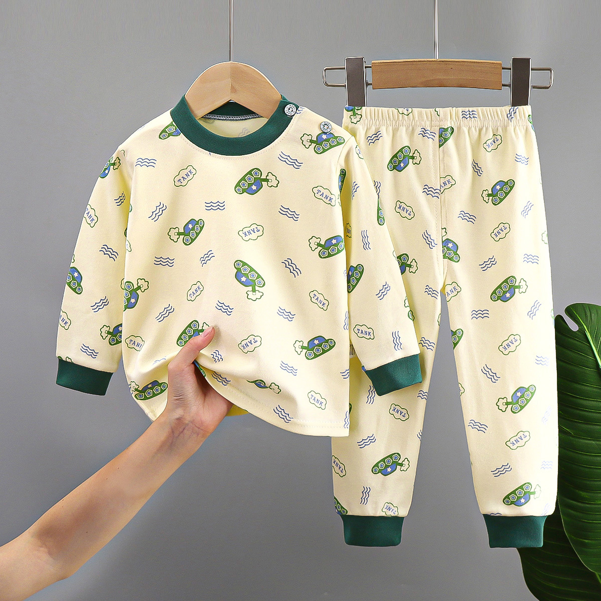 Childrens Underwear Set Pure Cotton Autumn Pants Kids Clothing photo 6