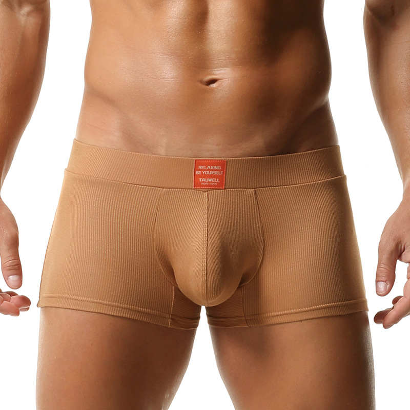 New Style Boxer Briefs Comfortable Mid-to-high Waist Solid Color Minimalist Design photo 8