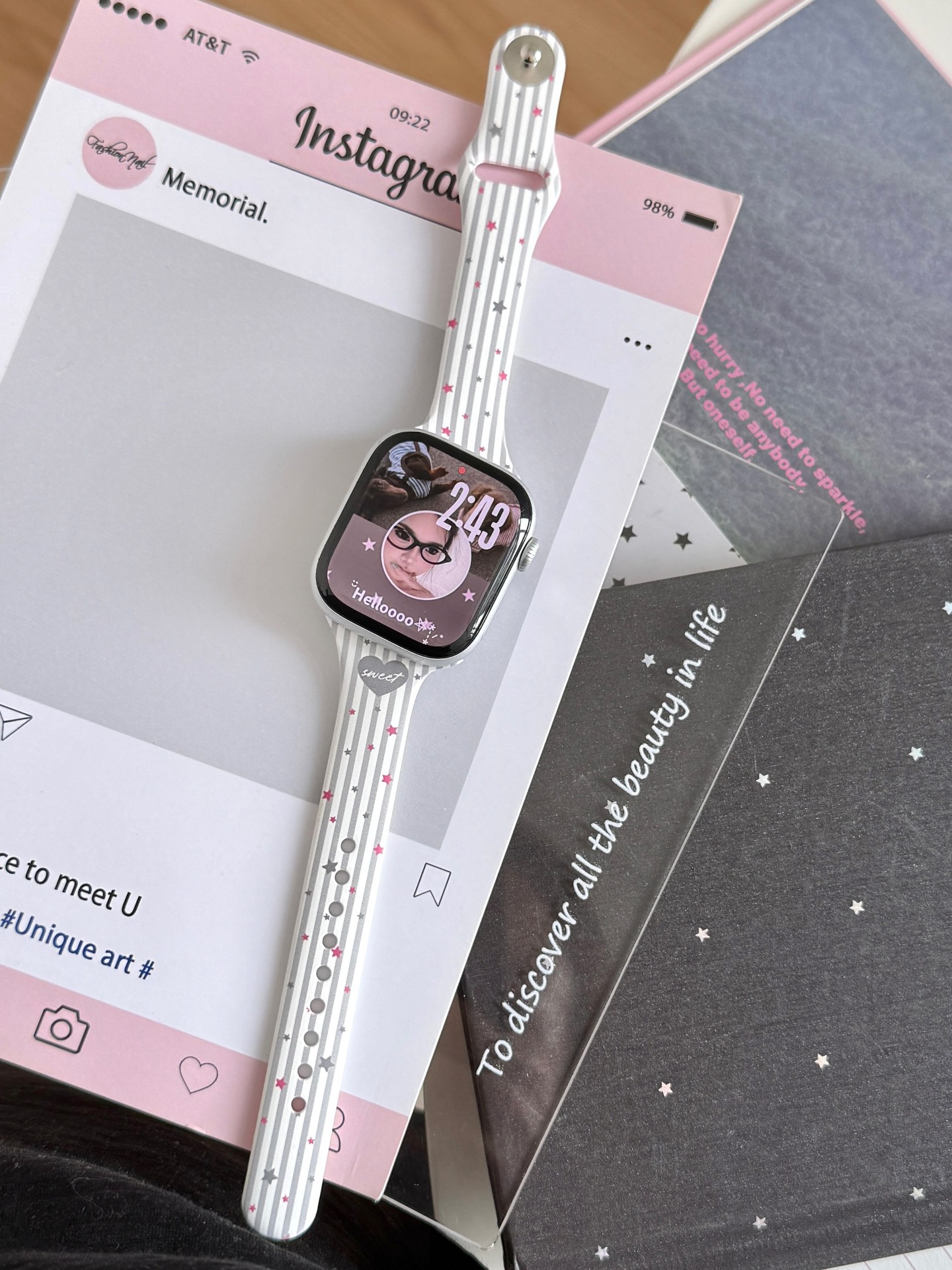 Star Striped Bias Cut Strap photo 3