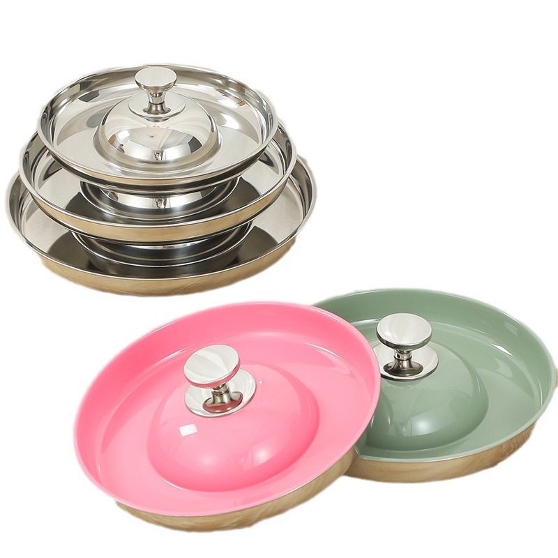 Thickened Stainless Steel Food Bowl With Colorful Balls Dog Feeding Utensil photo 4
