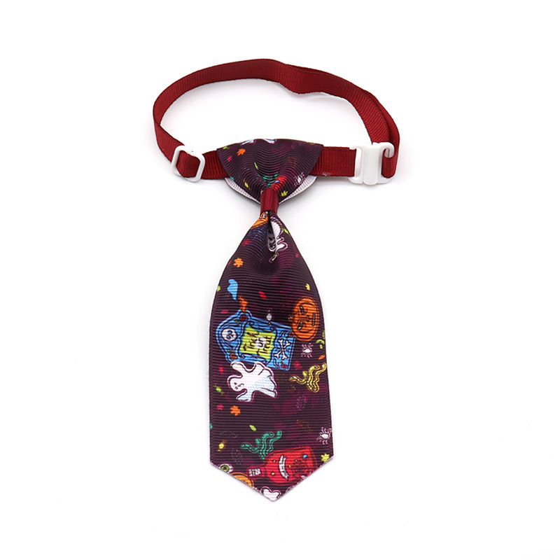 Pet Halloween Bow Tie And Necktie photo 4