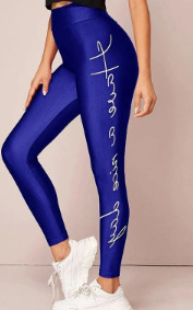 Womens 3D Digital-print Tight-fitting Yoga Leggings photo 2