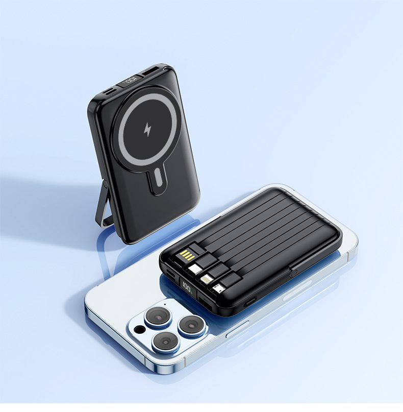 Wireless Charging Magnetic-Suction High-Capacity Power Bank photo 3