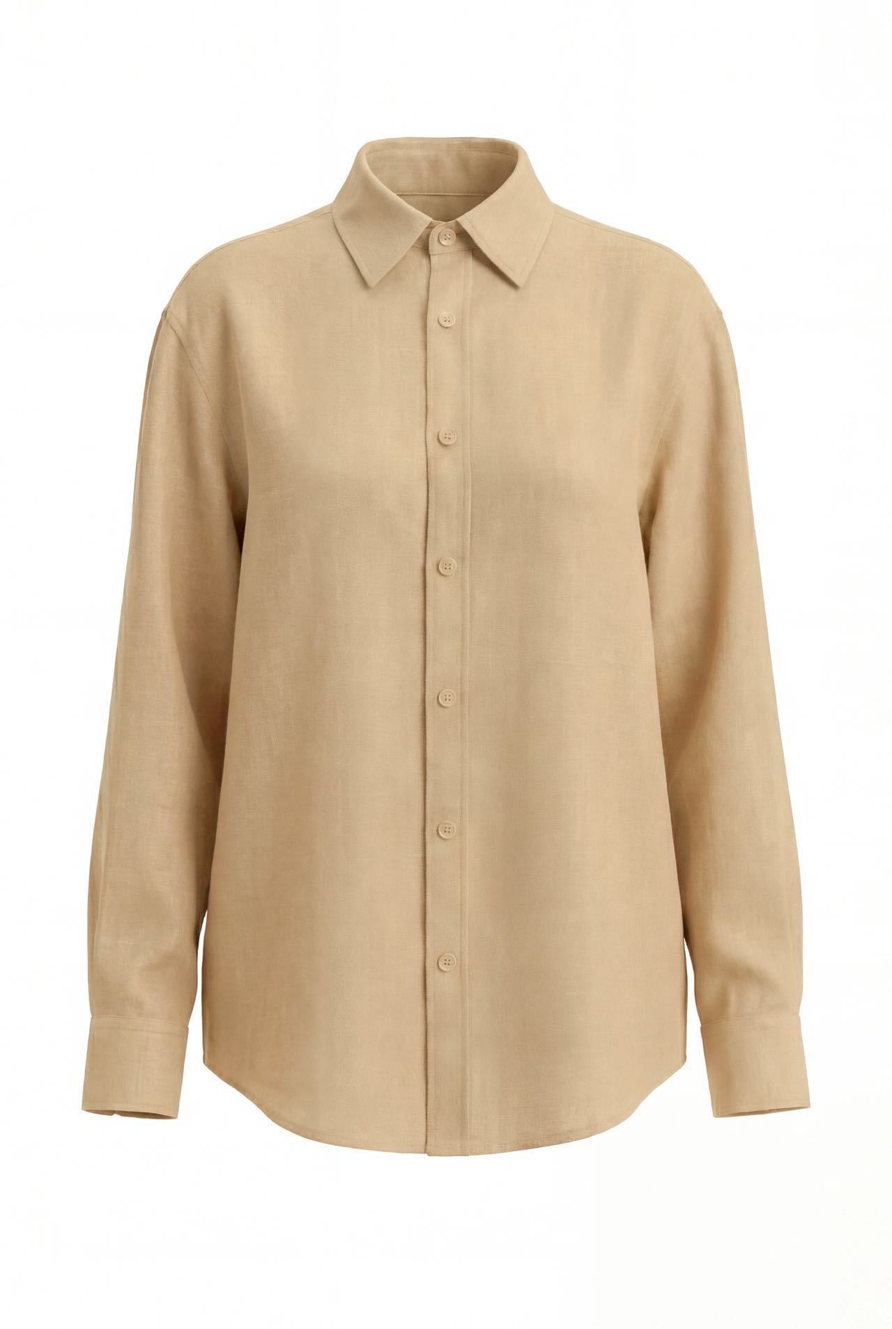 Loose-fitting Breathable Classic Basic Versatile Vintage Shirt photo 7