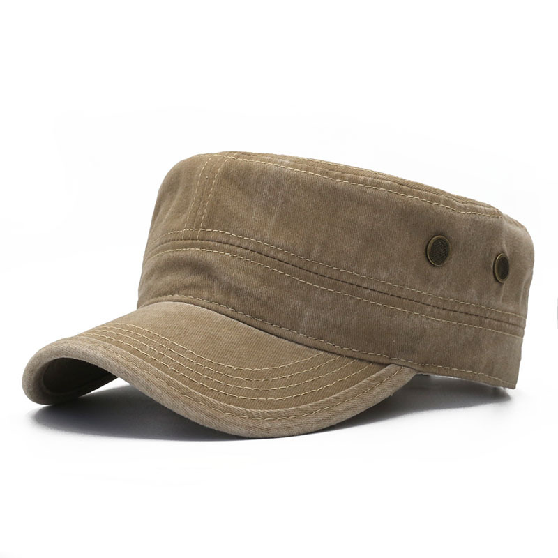 All-match Flat Top Military Cap Men And Women photo 4