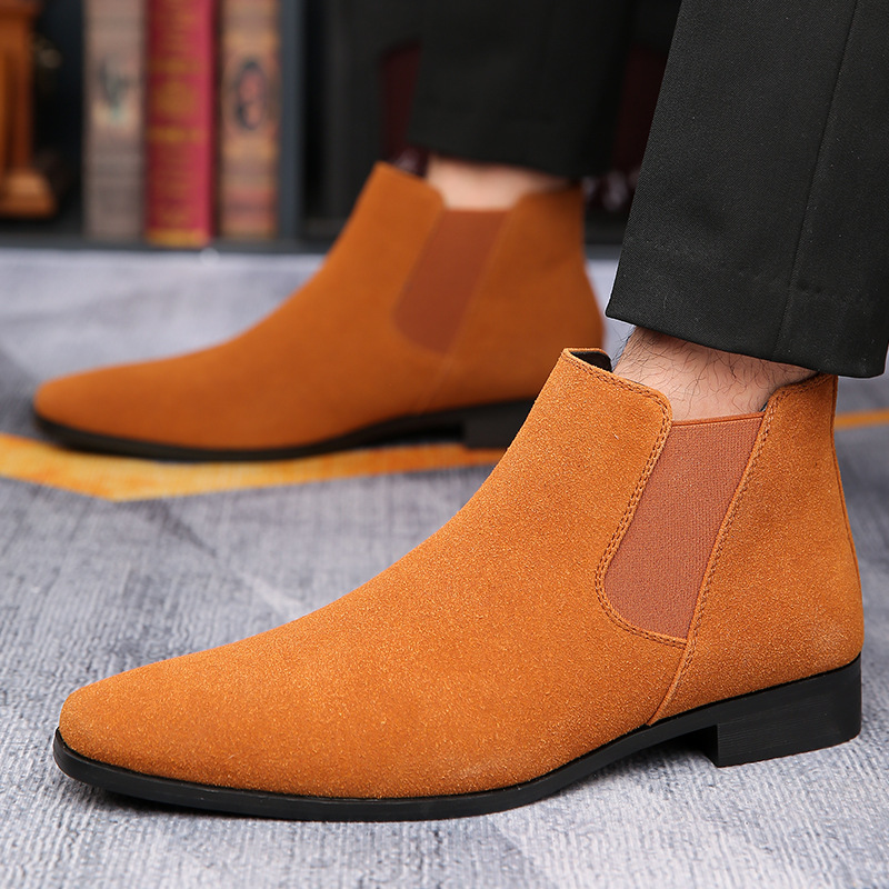 Men's Casual Leather Shoes Pointed-toe Plus Size photo 7