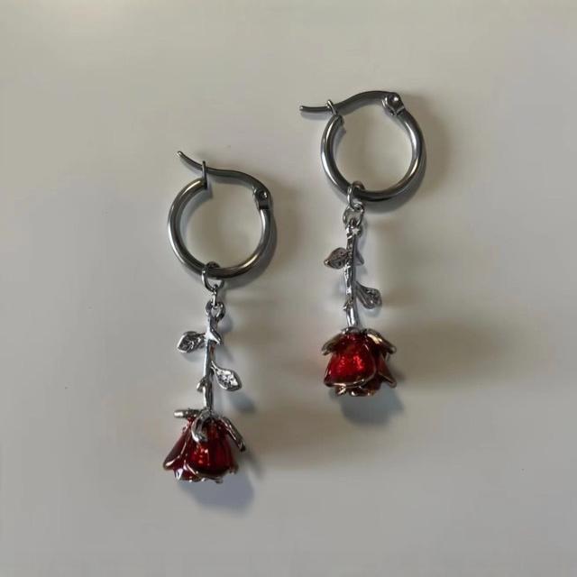 Forbidden Rose Earrings For Women photo 1