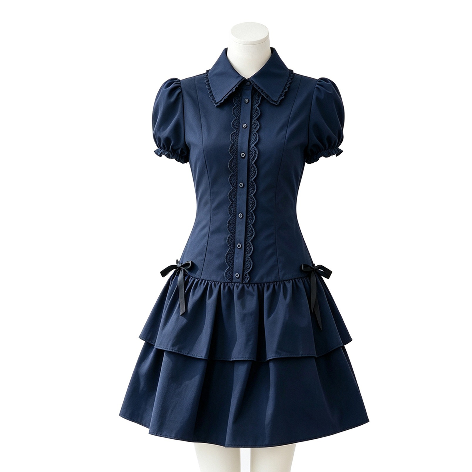 Short Dark Academia Style Dress photo 6