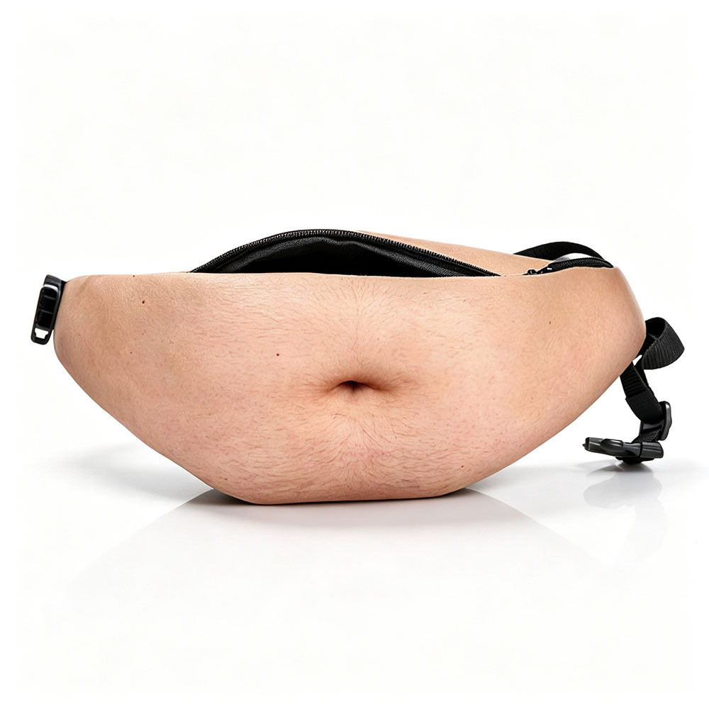 Personalized Belly Bag Funny Prank PU Synthetic Material photo 3