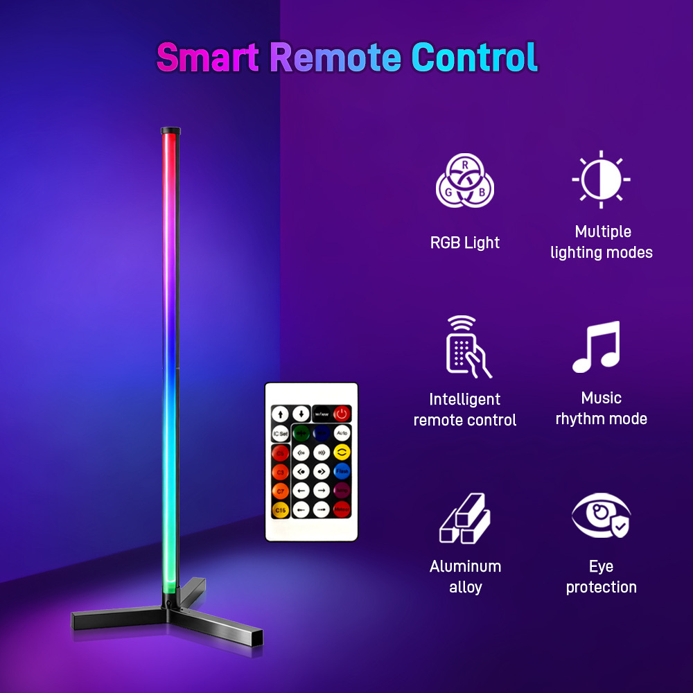 RGB Living Room Floor Bedroom Bedside Lamp With A High-end Ambiance photo 5