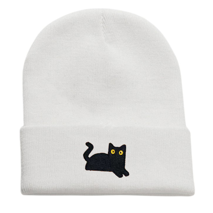 All-match Cute Cat Wool Hat photo 3