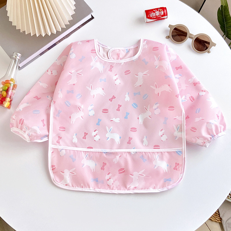 Baby Feeding Bib, Newborn Waterproof Cover Bib photo 3
