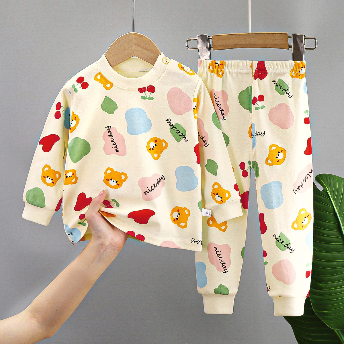 Childrens Underwear Set Pure Cotton Autumn Pants Kids Clothing photo 4