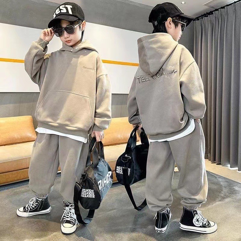 Polyester Children's Loose-fitting Plus Size Pullover photo 3