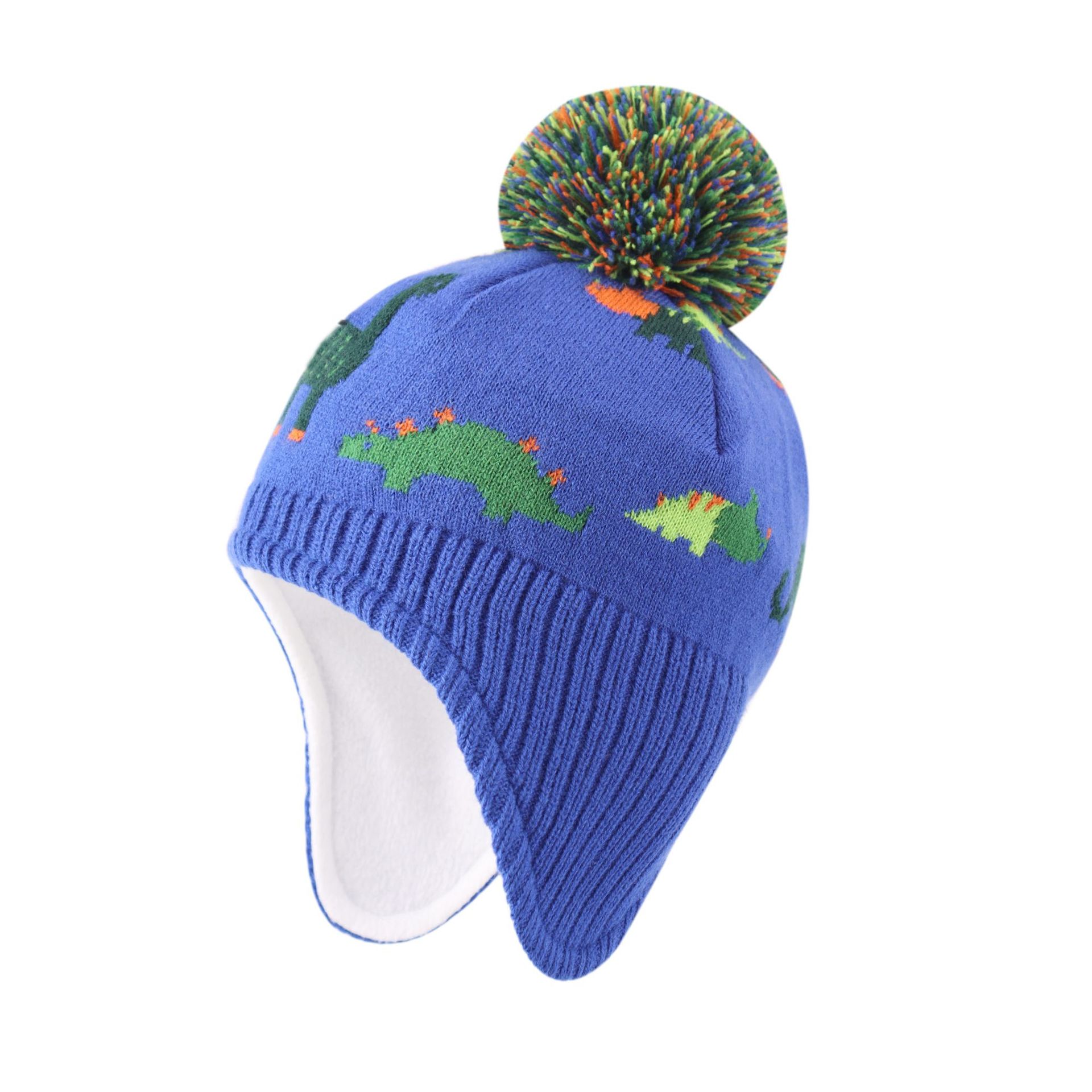 Autumn And Winter Warm Dinosaur Earmuffs photo 4