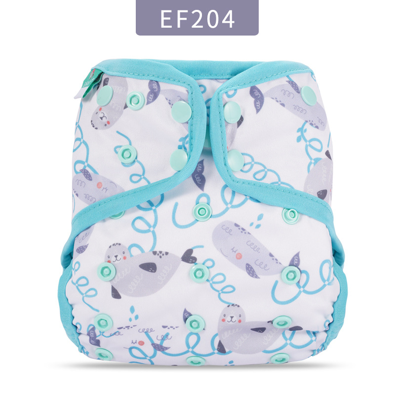 Square-head Breathable And Comfortable INS-style New-pattern Diaper Cover photo 3