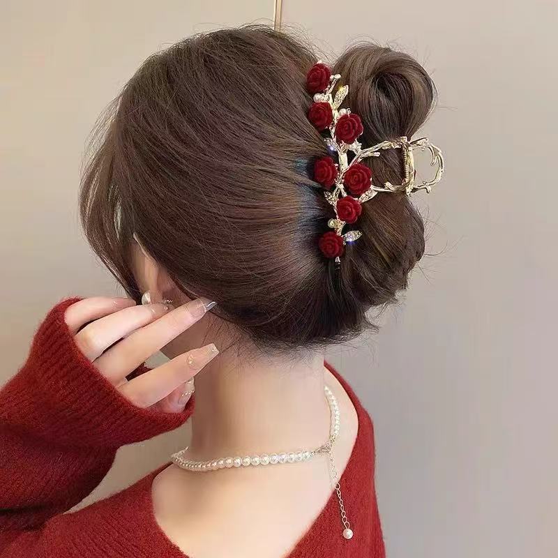 Leaf Hair Clip With Tassel Womens Hairpin photo 7