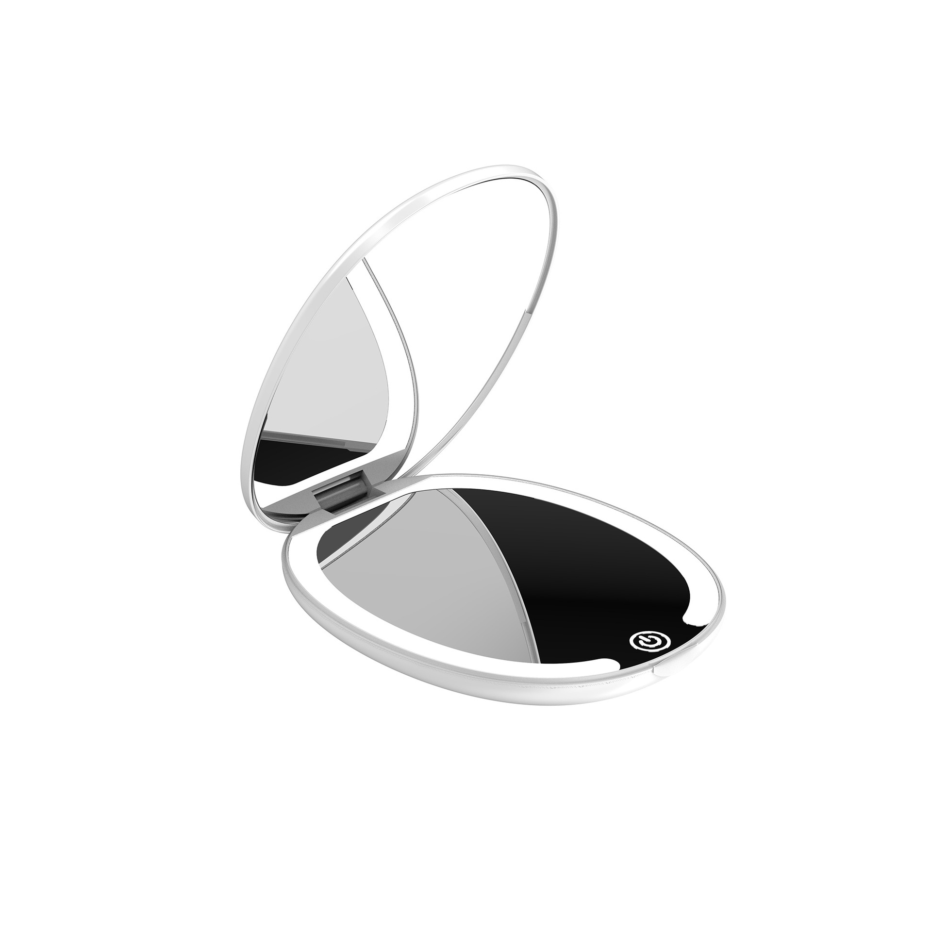 Handheld LED Double-Sided Folding Portable Lighted Makeup Mirror photo 4