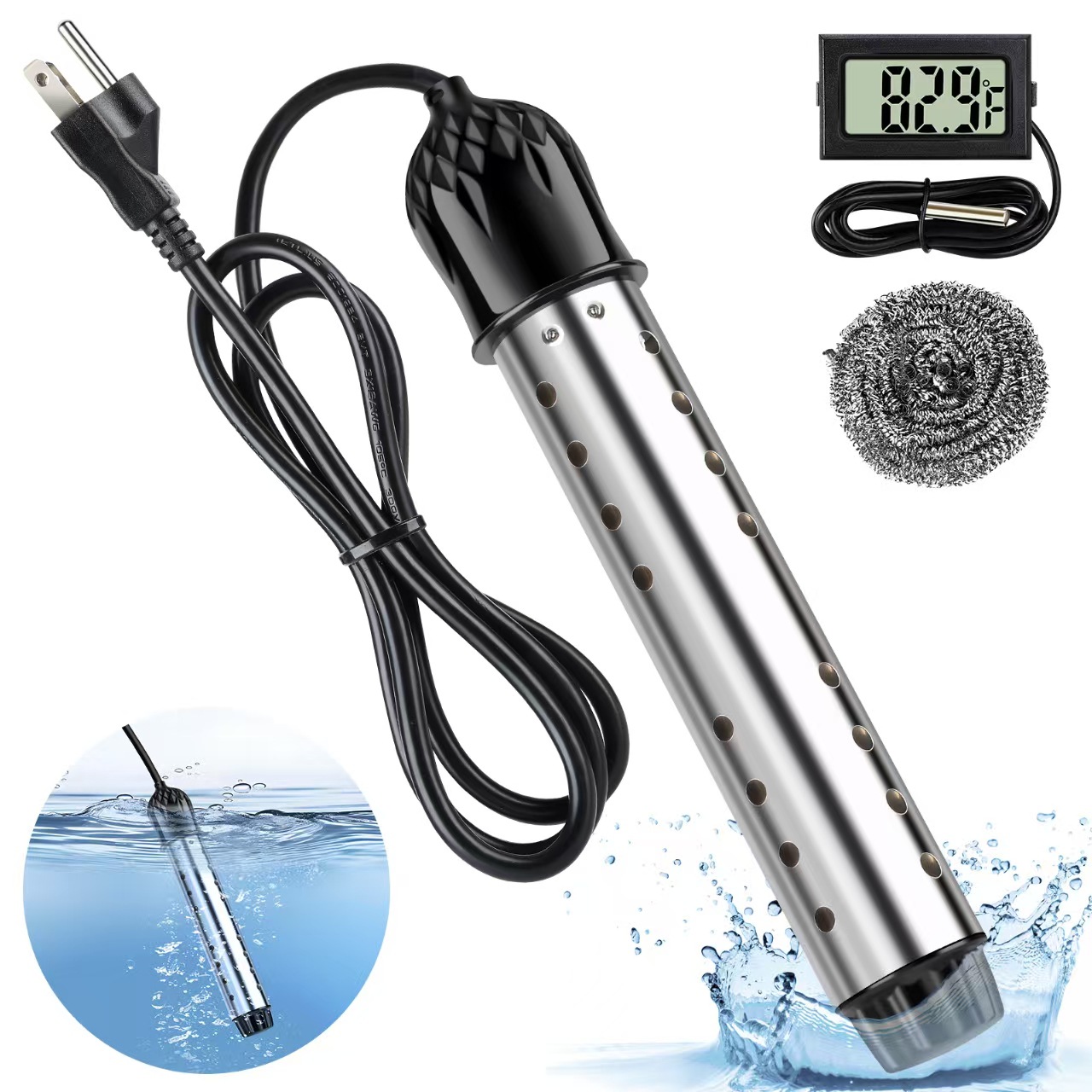 Stainless Steel Household Water Heating Rod photo 3