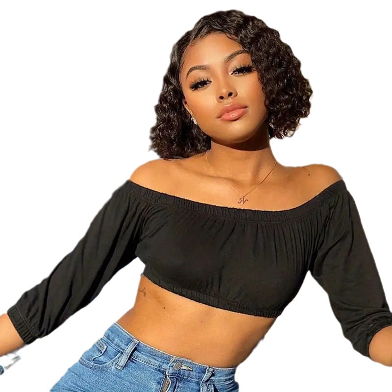 Pre-looped Lace Front African Small Curls Long Curls photo 3