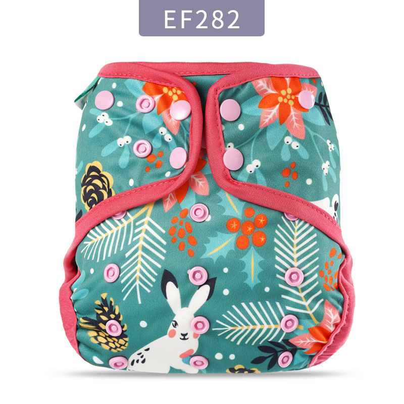 Square-head Breathable And Comfortable INS-style New-pattern Diaper Cover photo 6