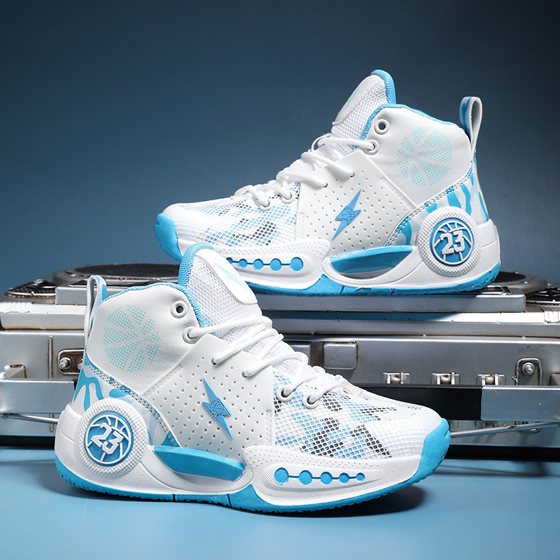 Children's Mesh Non-slip Wear-resistant Running Basketball Shoes photo 3